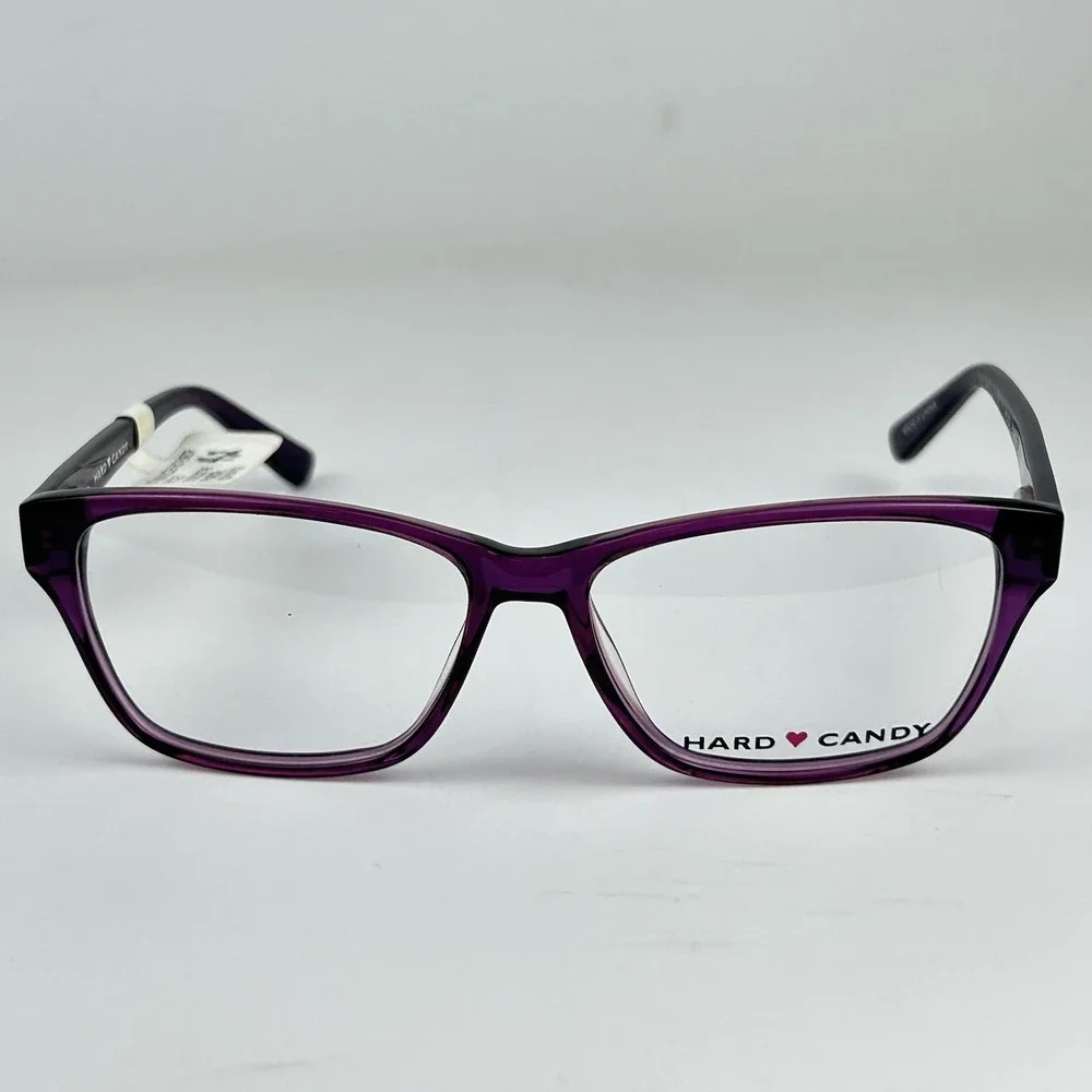 Hard Candy Purple‎ Women's Eyeglasses Frames 53-14-135 HC25 PURCR